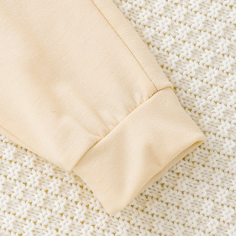 Baby Girls 2Pcs Christmas Outfits MERRY Christmas Letter Print Round Neck Long Sleeve Sweatshirt & Pants Set